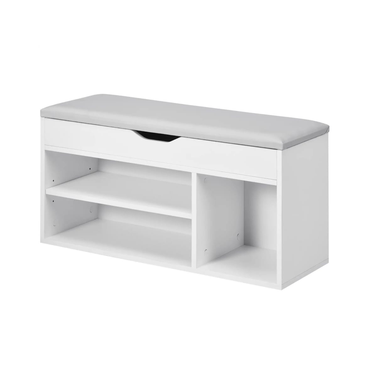 Pantofar Banchetă MDF cu Compartimente Deschise, Design Modern Space Saver