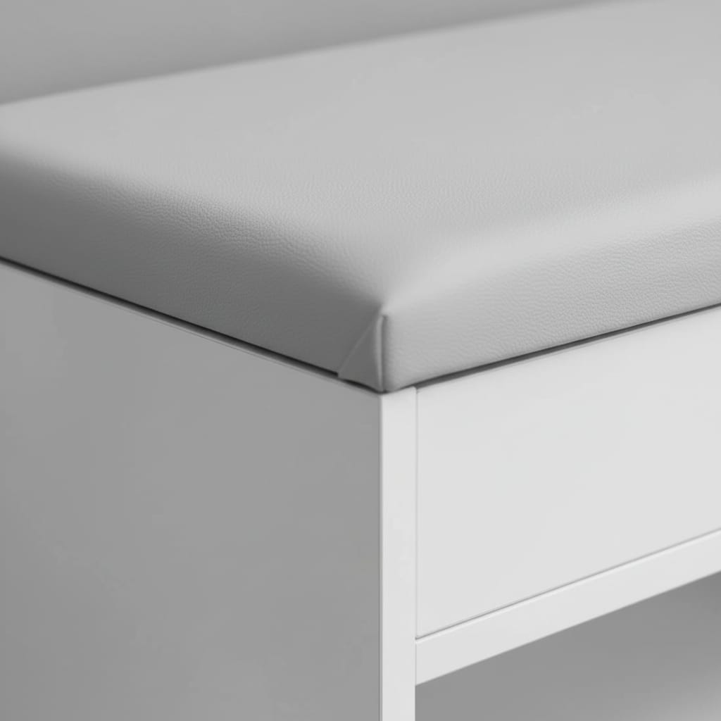 Pantofar Banchetă MDF cu Compartimente Deschise, Design Modern Space Saver