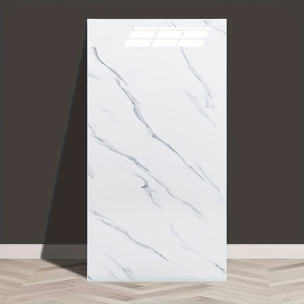 Placa autoadeziva pentru pardoseala sau perete tip marmura, impermeabila, 60x30cm, 1.5 mm grosime