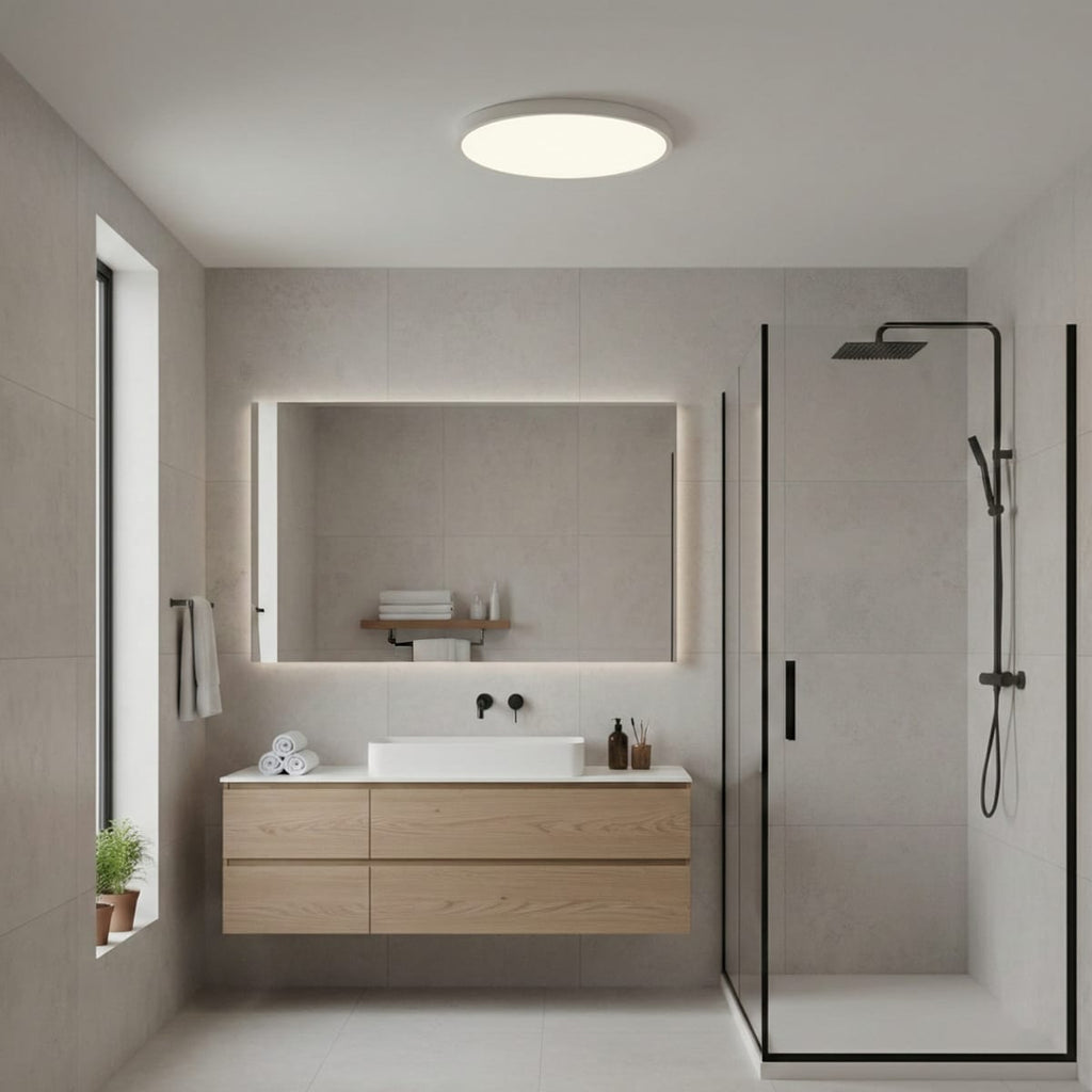 Plafoniera LED Baie 24W, 30cm, IP40, Trei Culori de Lumina, Echivalent 200W, Alba