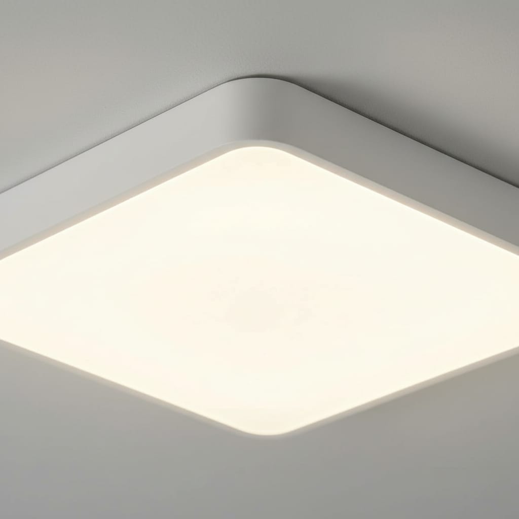 Plafoniera LED Ultra-Slim Patrata 40W, Alb Rece, Design Modern Nexlight