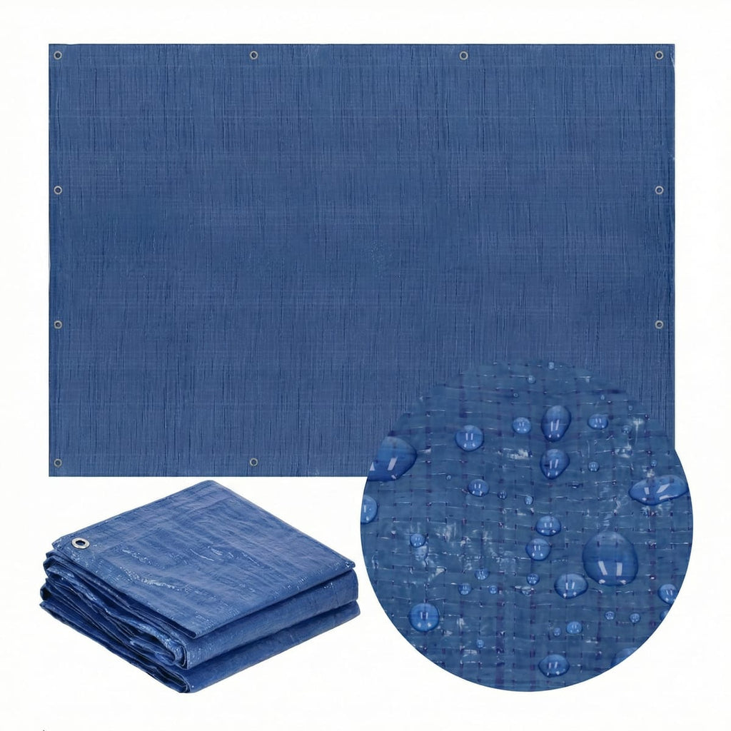 Prelata de Protectie din Polietilena, 60g/m², Dimensiuni 2x3m, Impermeabila, Culoare Albastru