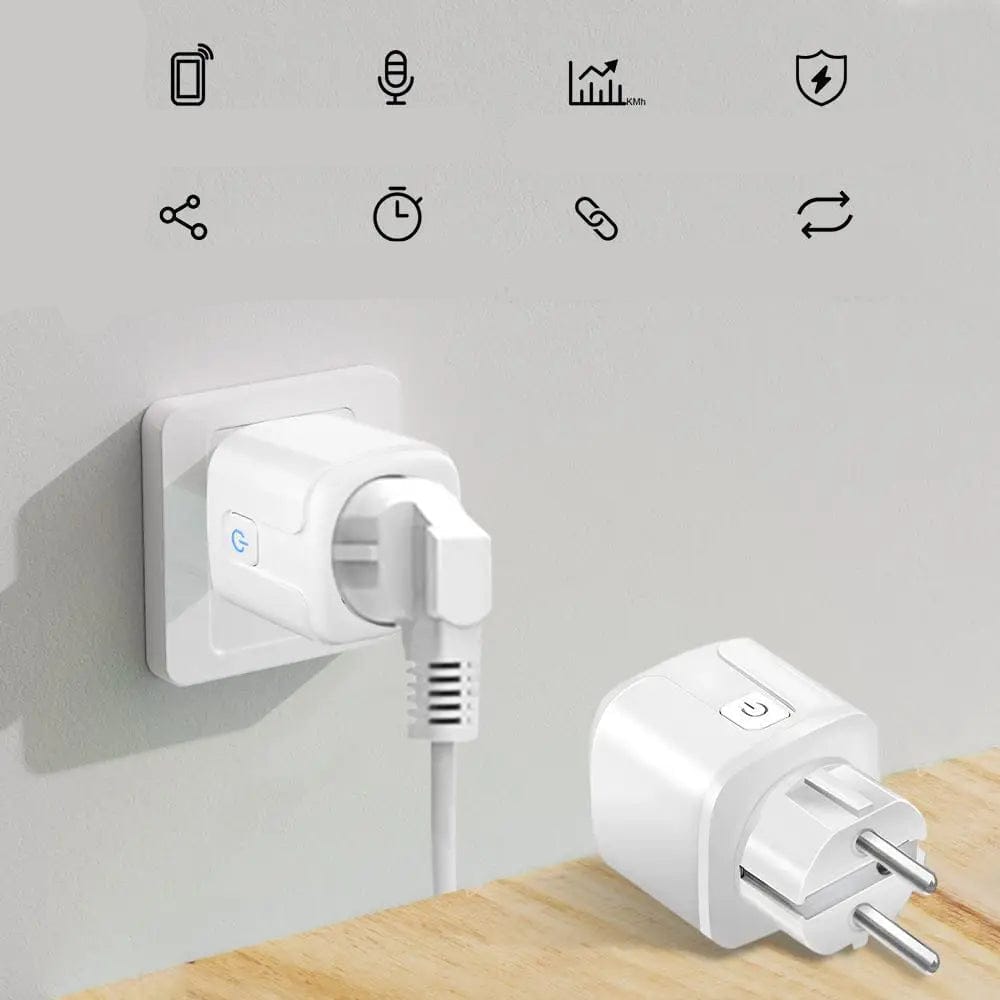 Priza Inteligenta WiFi 20A cu Monitorizare Consum, Compatibila Alexa