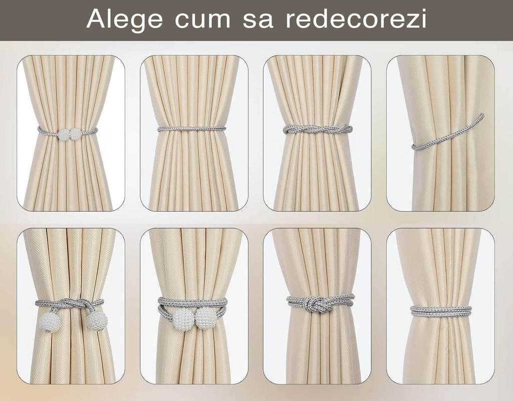 Șnururi Magnetice pentru Perdele si Draperii