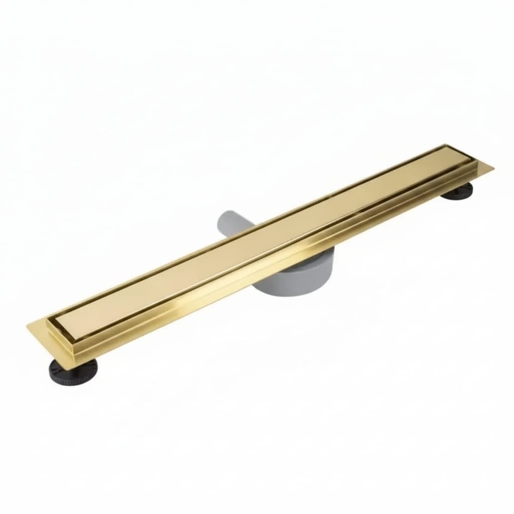 Rigola Dus Pro Brush Neox Gold 70 cm - Otel Inoxidabil, Design 2 în 1