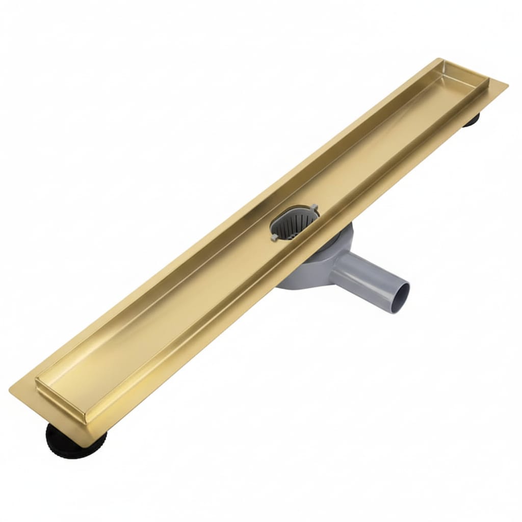 Rigola Dus Pro Brush Neox Gold 70 cm - Otel Inoxidabil, Design 2 în 1