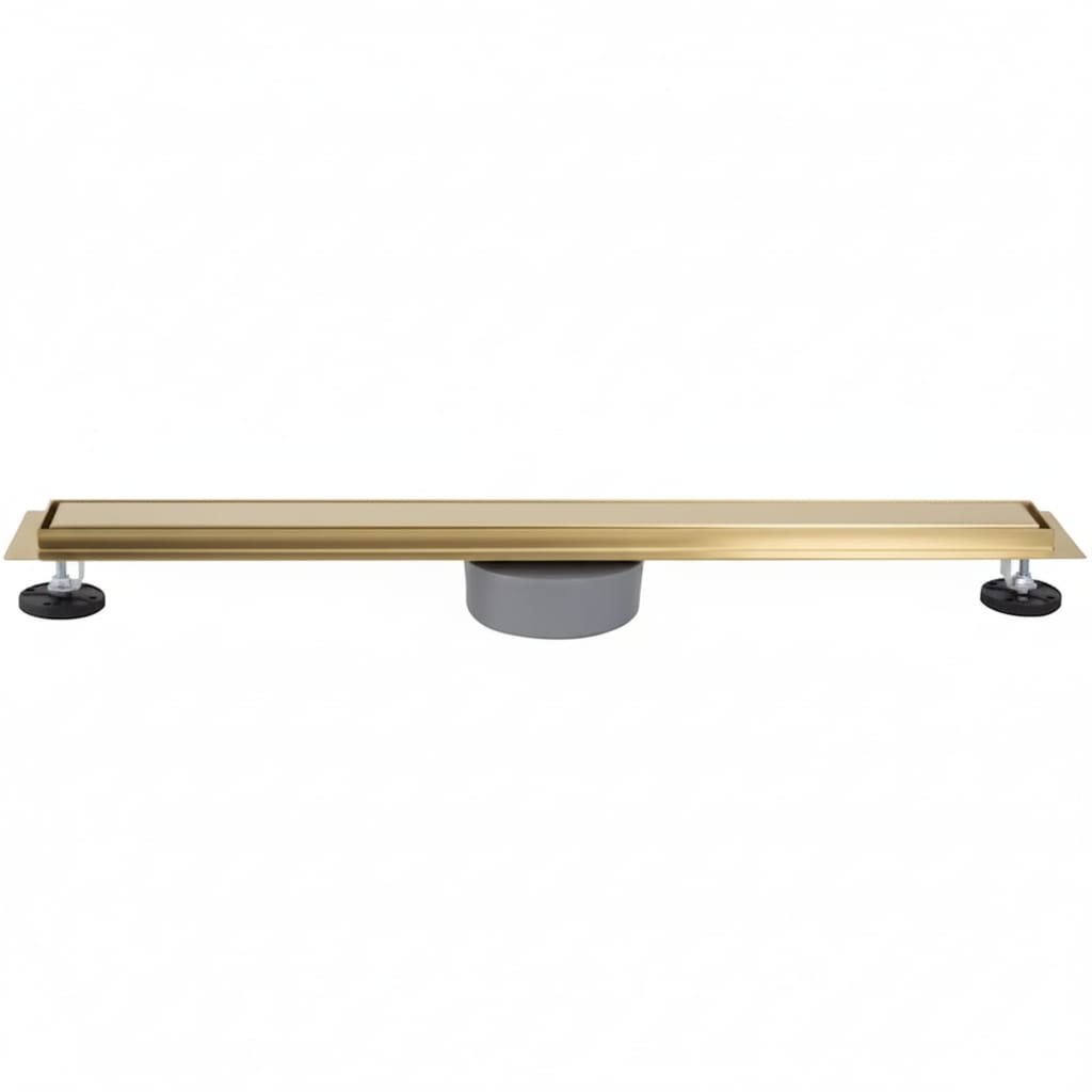 Rigola Dus Pro Brush Neox Gold 70 cm - Otel Inoxidabil, Design 2 în 1