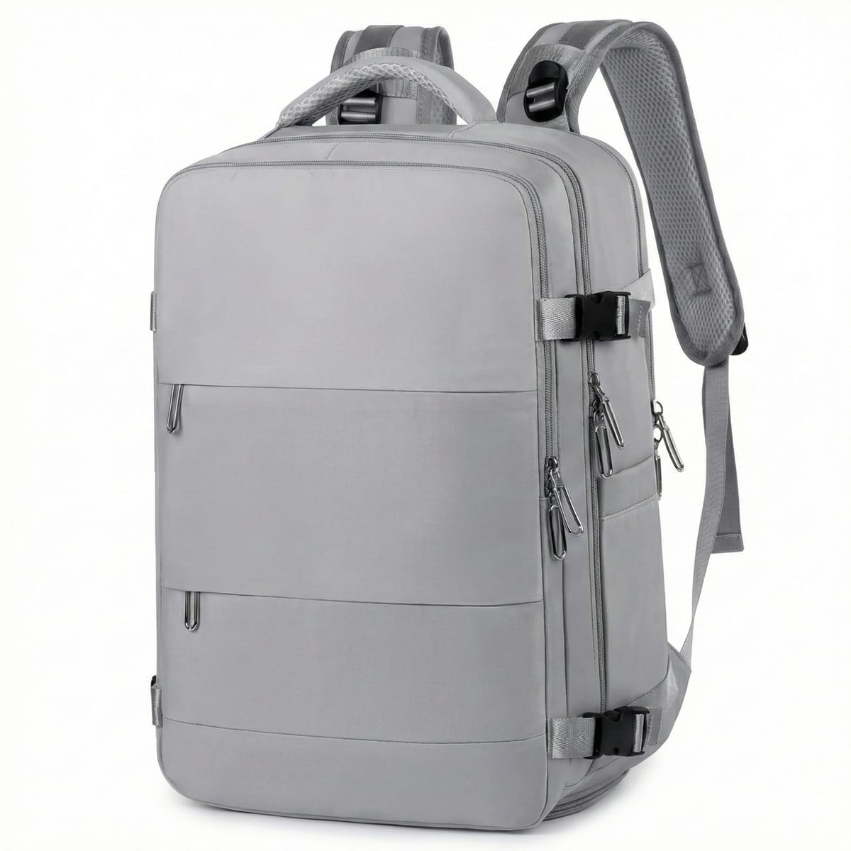 Rucsac de calatorie bagaj de mana, unisex, compartiment pentru laptop si incaltaminte, impermeabil, 46x30x20 cm, gri
