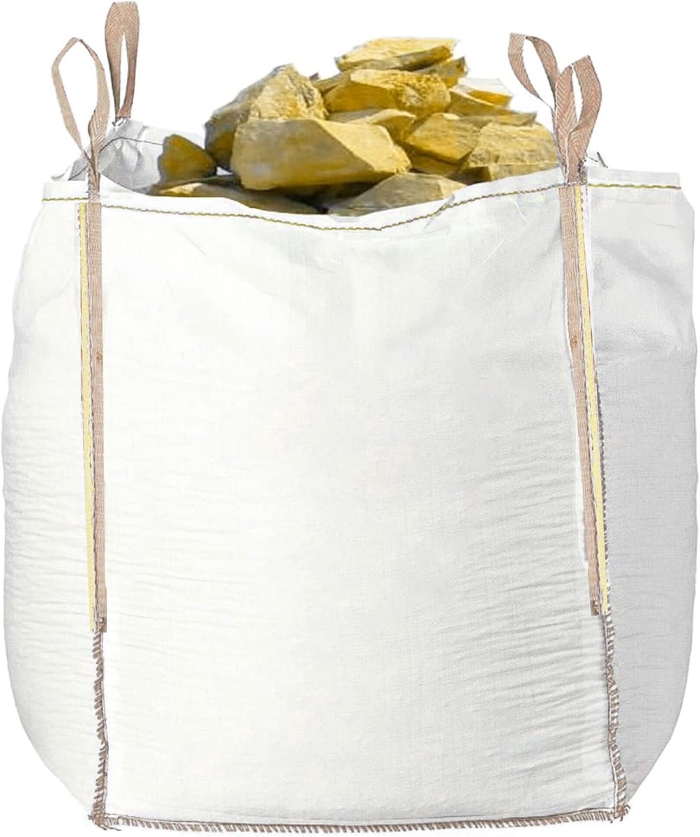 Sac Big Bag pentru Moloz si Deseuri, Capacitate 500 kg, 75x75x75 cm