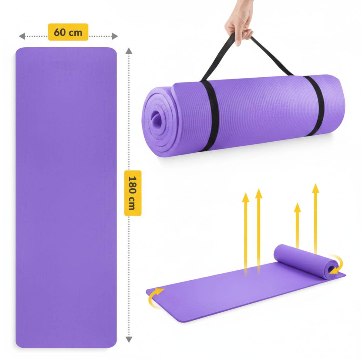 Saltea fitness NBR 1 cm