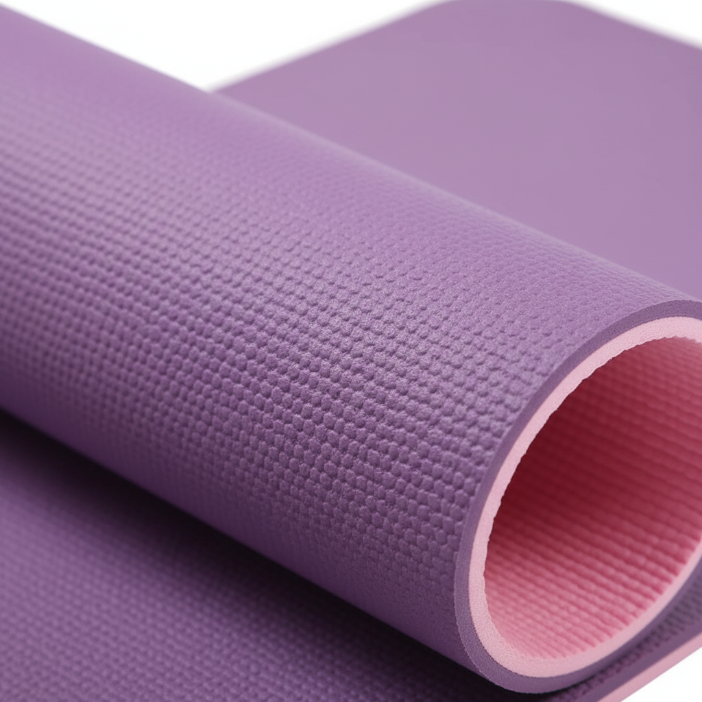 Saltea de exercitii TPE anti-alunecare, Violet