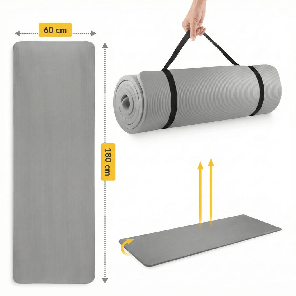 Saltea fitness pentru yoga, 1 cm