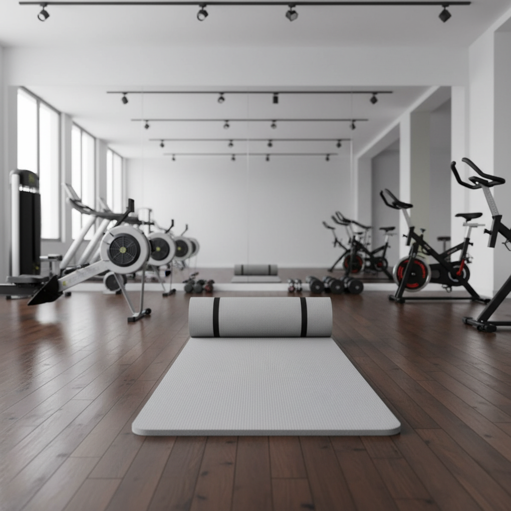 Saltea fitness pentru yoga, 1 cm