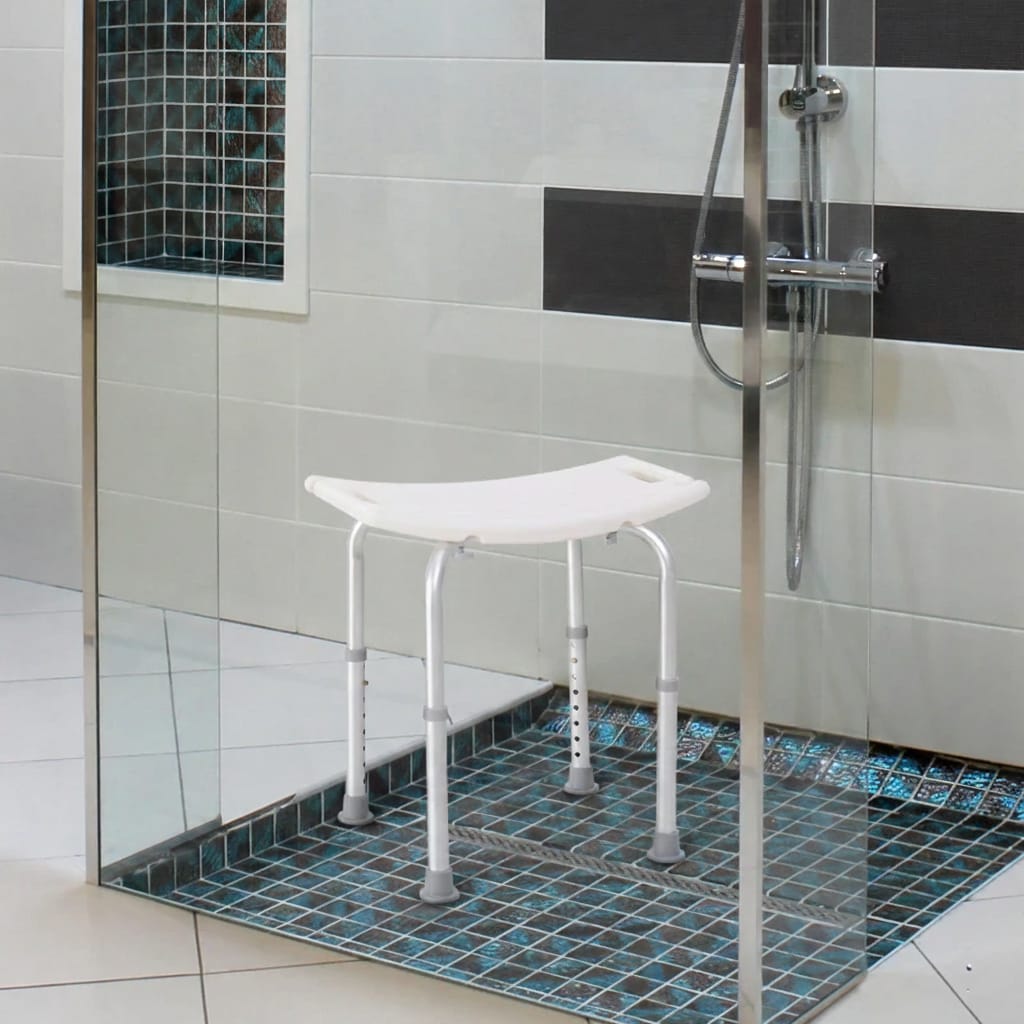 Scaun dus antialunecare reglabil 50x36x39.5–56.5 cm