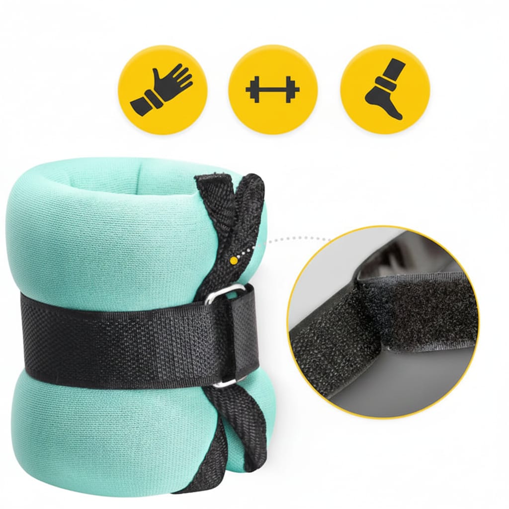 Set 2 Greutati pentru Glezne si Incheieturi, 2 x 0.5 kg
