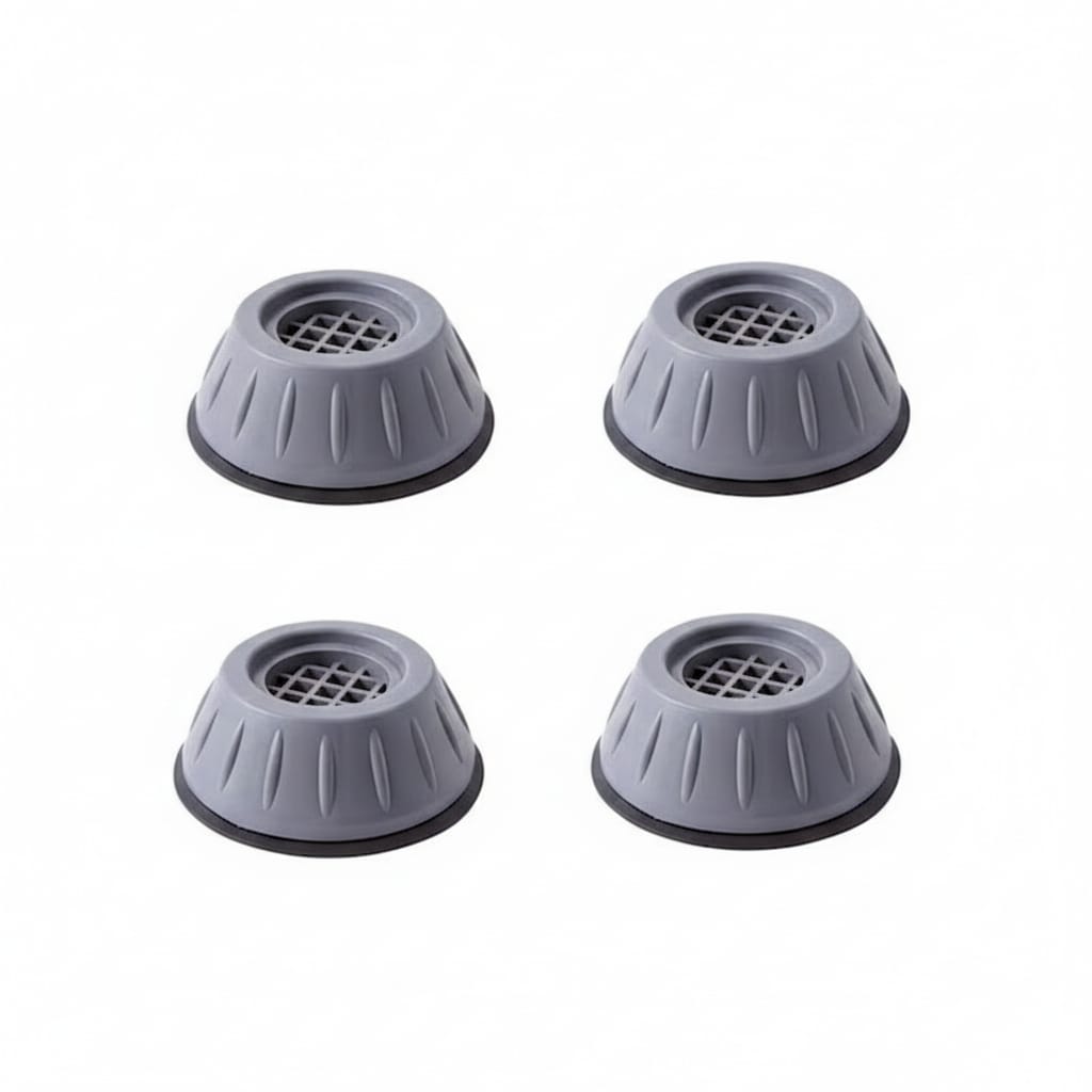 Set 4 Suporturi Antiderapante pentru Masina de Spalat, Picioruse Anti-Zgomot