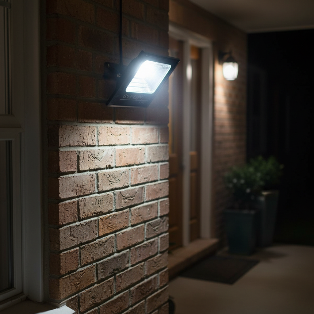 Set Complet Lampa Solara 30W cu Panou, Kit Montaj Inclus, 2 Moduri Iluminat