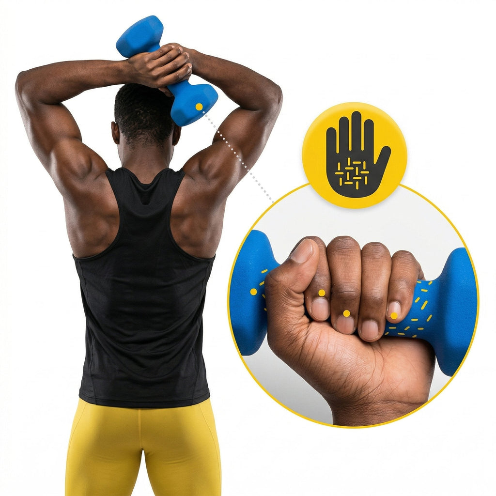 Set Gantere Fitness 12 kg cu Suport – 6 Greutati din Fonta si PVC