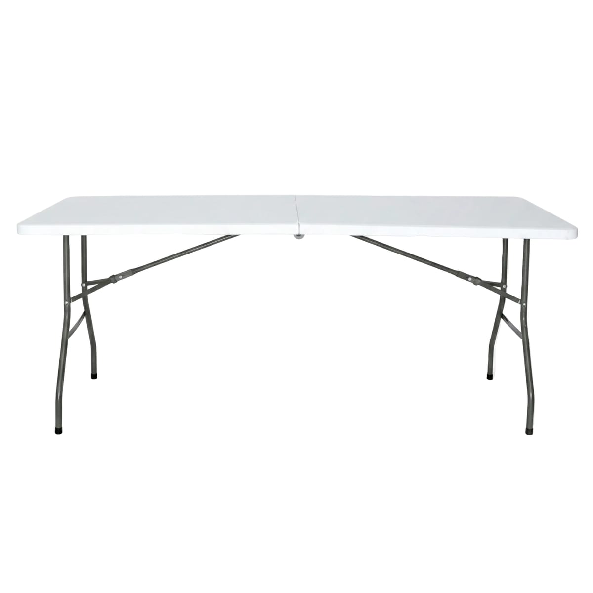 Set masa pliabila 4 persoane din otel cu HDPE + doua banci pliabile pentru gradina, camping