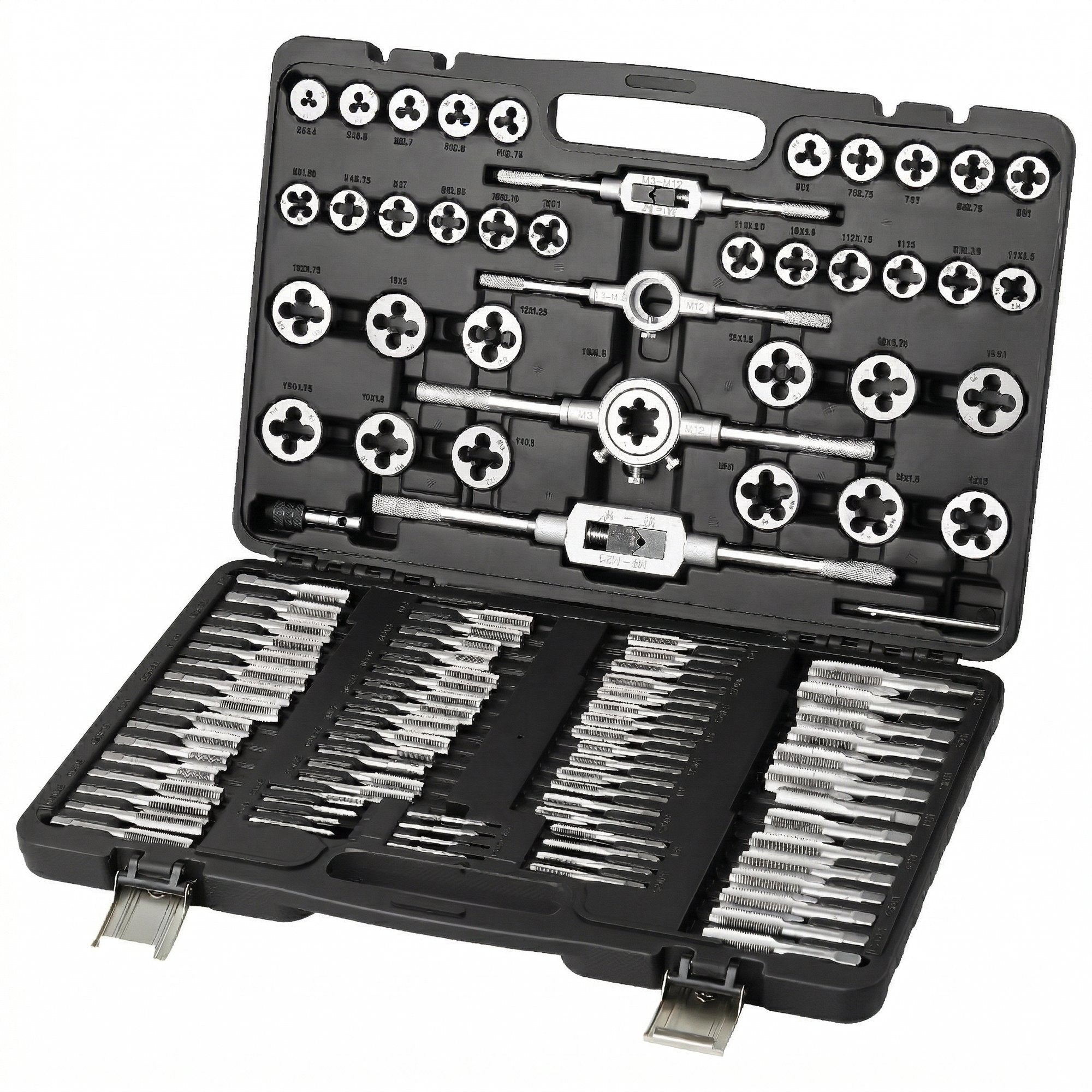 Set Tarozi si Filiere Metrice, 110 Piese – Otel G80, M2-M18