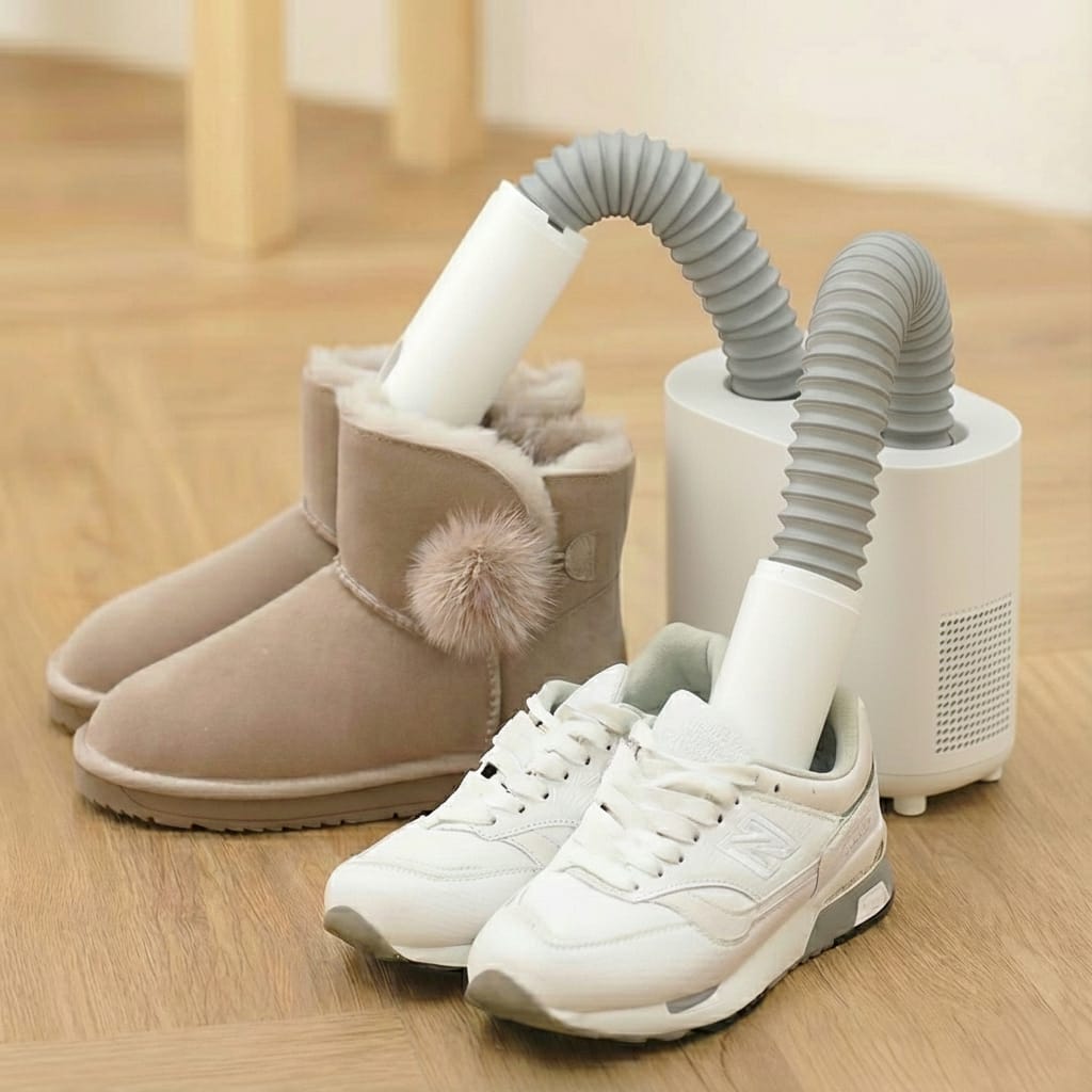 Uscator de pantofi electric, uscare rapida, ozonare, suport pantofi inalti