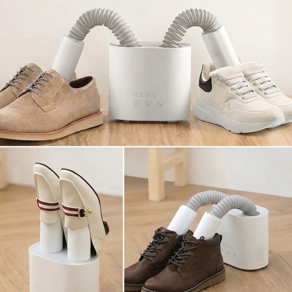 Uscator de pantofi electric, uscare rapida, ozonare, suport pantofi inalti