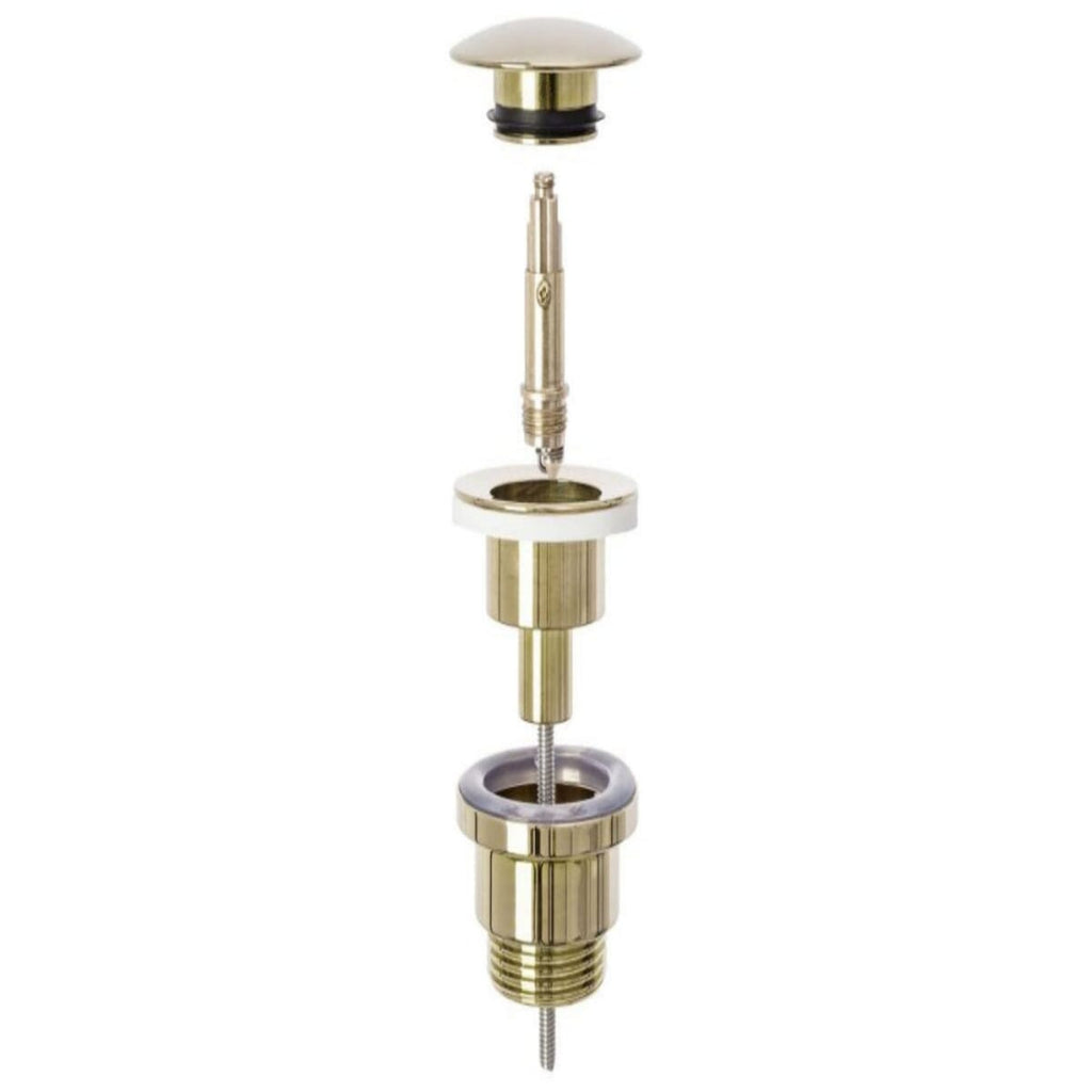 Ventil Click-Clack lavoar Universal Auriu Lucios, Filet Standard 1 1/4